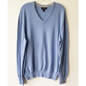 Banana Republic Cotton Cashmere V-Neck Sweater